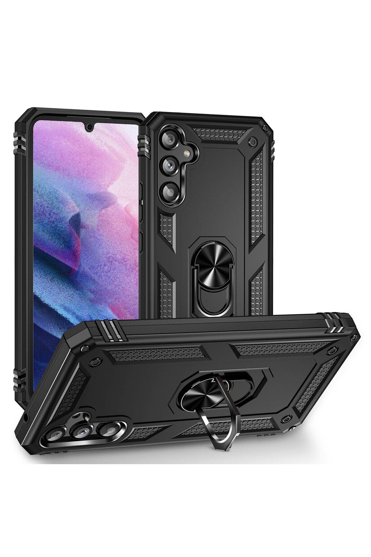 Galaxy A54 Kılıf BSAY Vega Kapak - Mavi Siyah