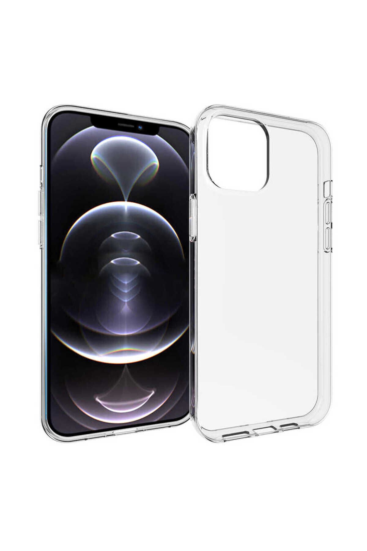iPhone 15 Pro Max Uyumlu BSAY Süper Silikon Kılıf-Renksiz Renksiz