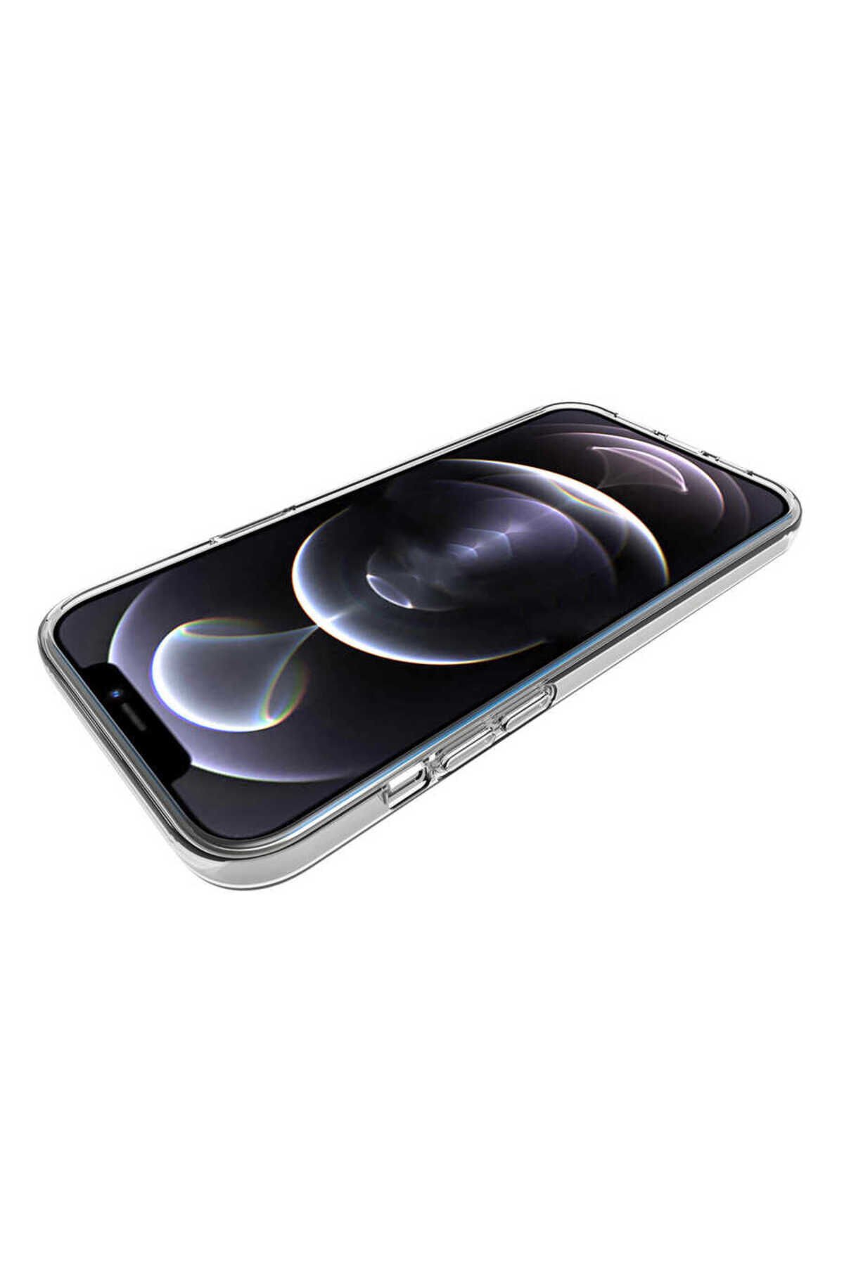 iPhone 15 Pro Max Uyumlu BSAY Süper Silikon Kılıf-Renksiz Renksiz