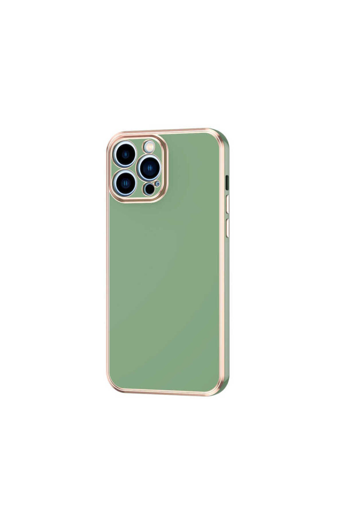 iPhone 12 Pro Max Uyumlu BSAY Bark Kılıf-Yeşil Açık Yeşil