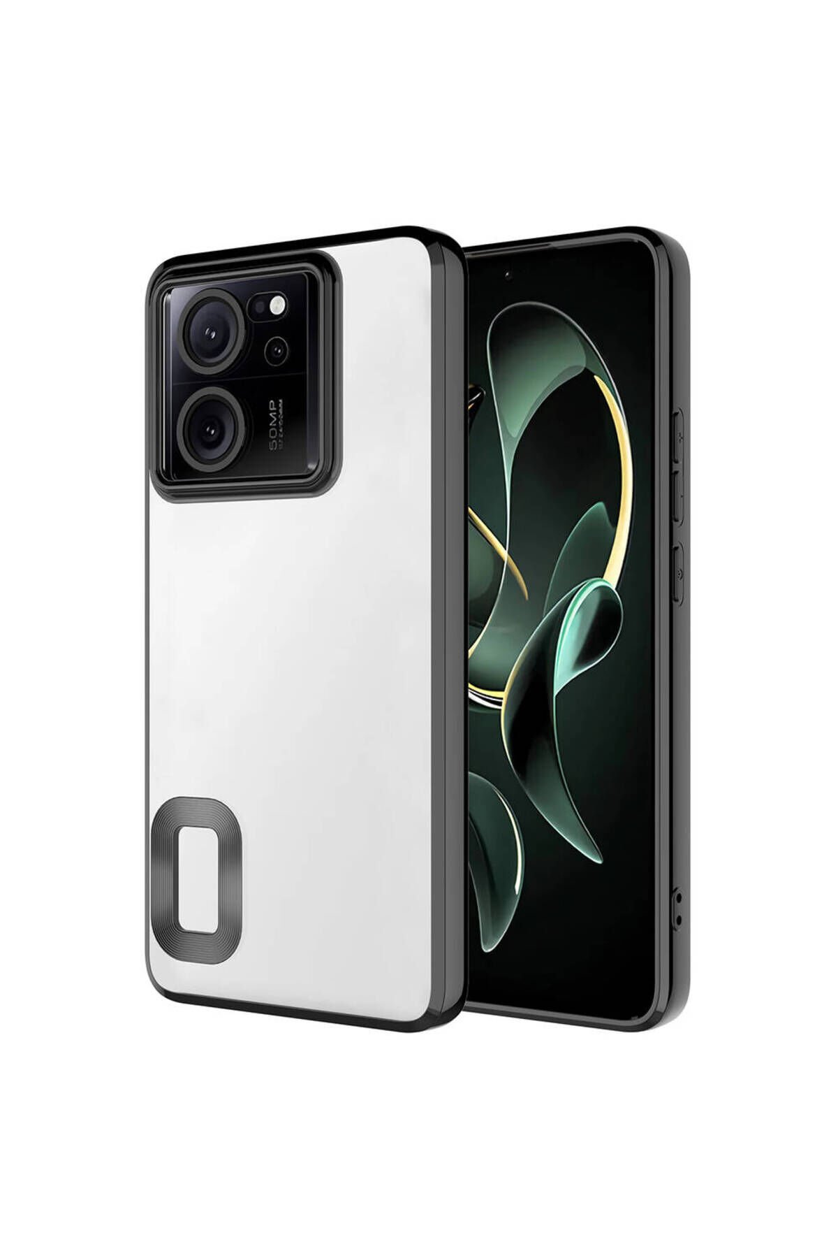 Mi 13T Pro Kılıf Kamera Korumalı Logo Gösteren BSAY Omega Kapak - Lila Sierra Mavi