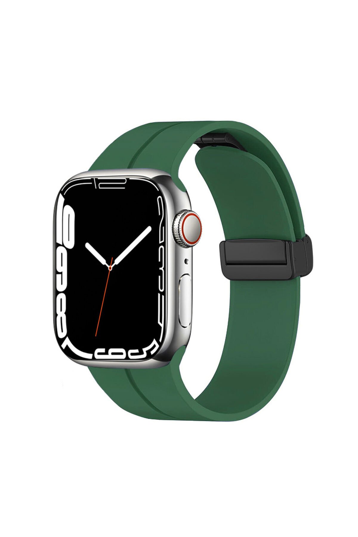 Watch 44mm Uyumlu KRD-84 Uyumlu BSAY Kordon-Lacivert Mavi