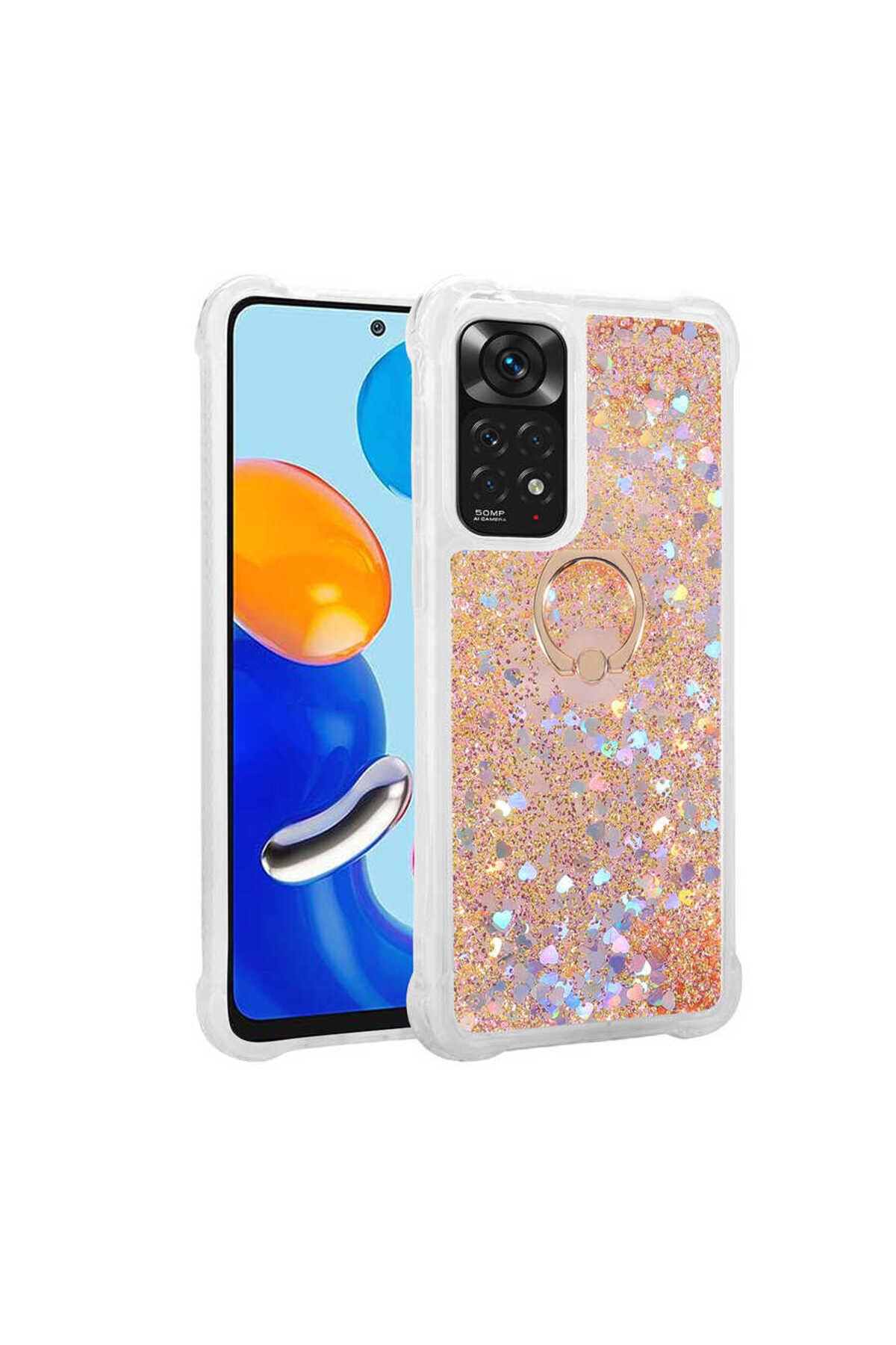 Redmi Note 11S Global Kılıf BSAY Milce Kapak - Gold