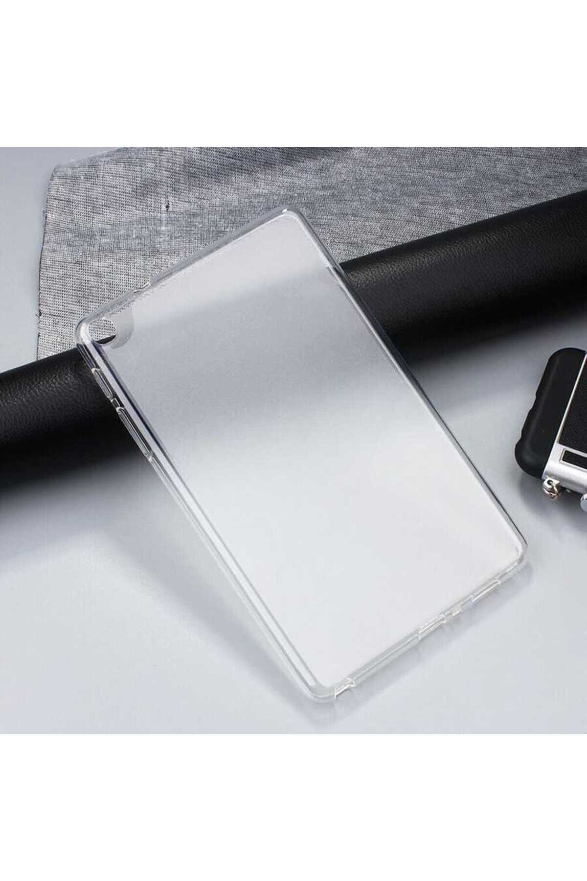 Galaxy Tab A7 Lite T225 Kılıf Uyumlu BSAY Tablet Süper Silikon Kapak-Renksiz Renksiz