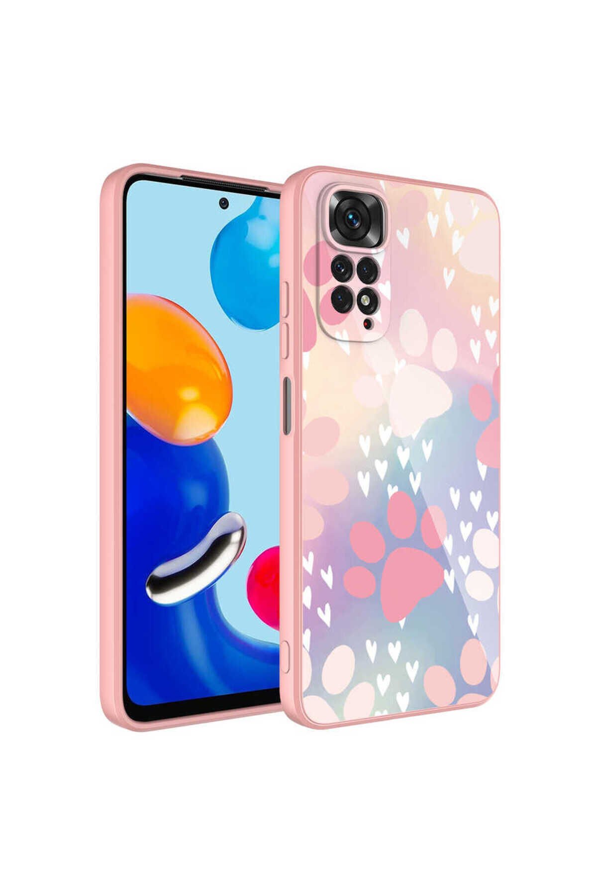 Redmi Note 11S Global Kılıf Kamera Korumalı Desenli Sert Silikon BSAY Epoksi Kapak - NO2 No4