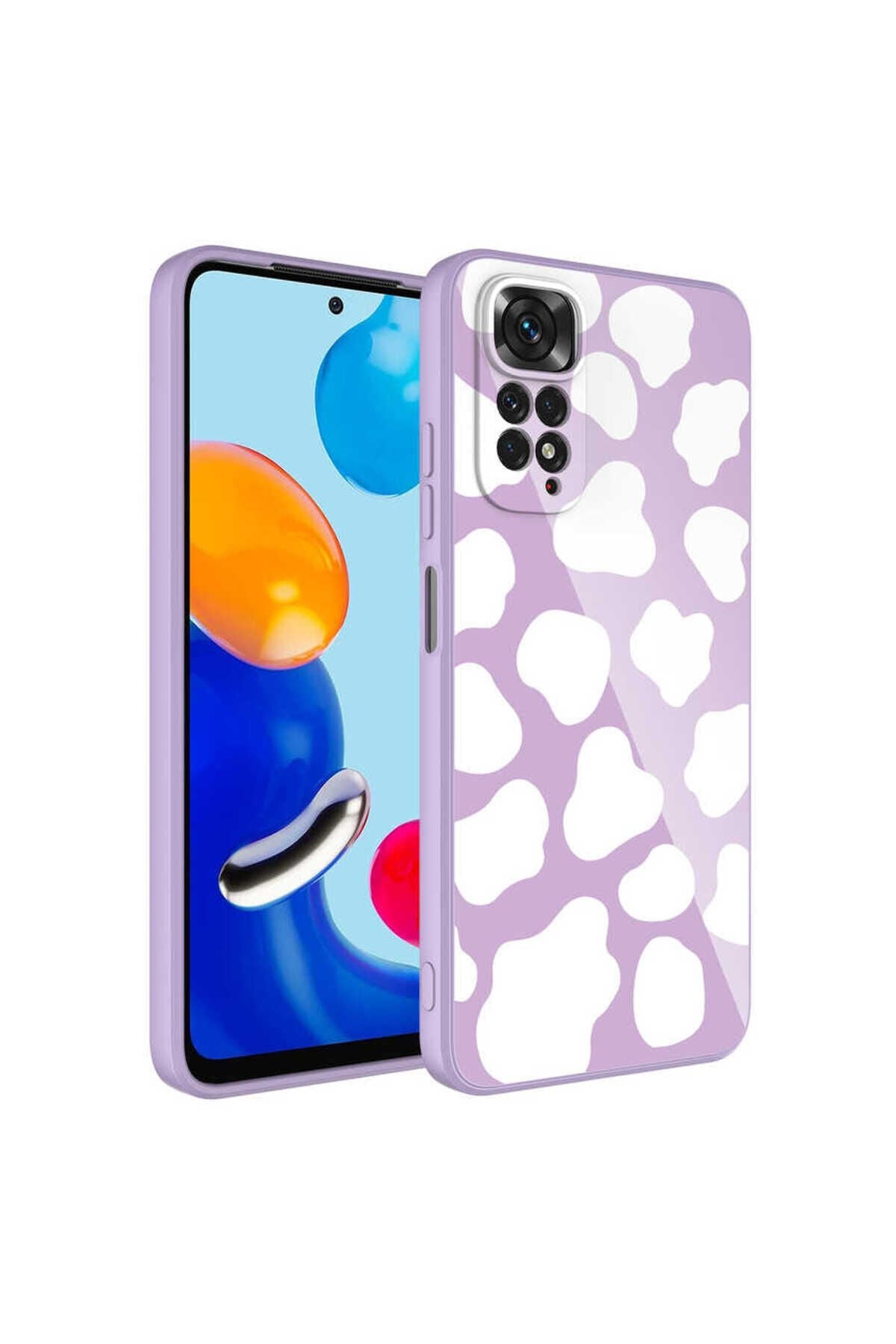 Redmi Note 11S Global Kılıf Kamera Korumalı Desenli Sert Silikon BSAY Epoksi Kapak - NO2 No6