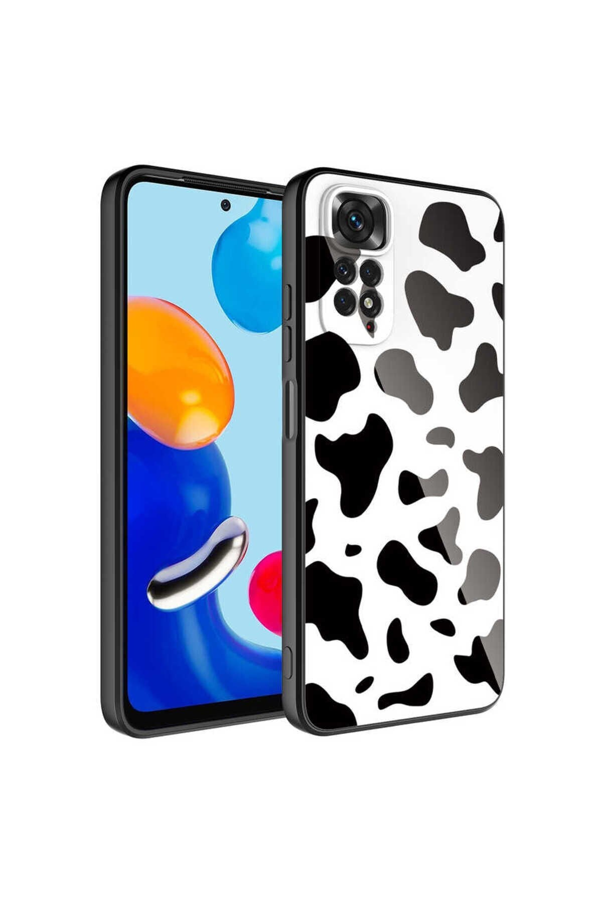 Redmi Note 11S Global Kılıf Kamera Korumalı Desenli Sert Silikon BSAY Epoksi Kapak - NO2 No3