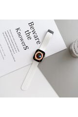 Watch Ultra 49mm Uyumlu KRD-84 Uyumlu BSAY Kordon-Lacivert Kırmızı