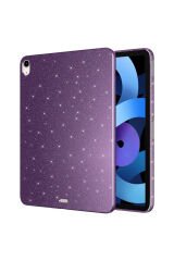 iPad 11.Nesil 2025 Simli Parlak Görünümlü BSAY Tablet Koton Kılıf - Gümüş Gümüş