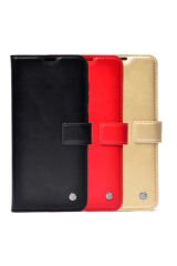 Reeder P13 Blue Max Lite Kılıf BSAY Kar Deluxe Kapaklı Kılıf - Gold Siyah