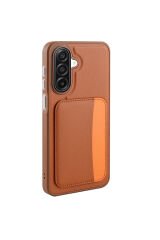 Galaxy A17 Kılıf Kartlıklı BSAY X-Kart Silikon Kapak - Siyah