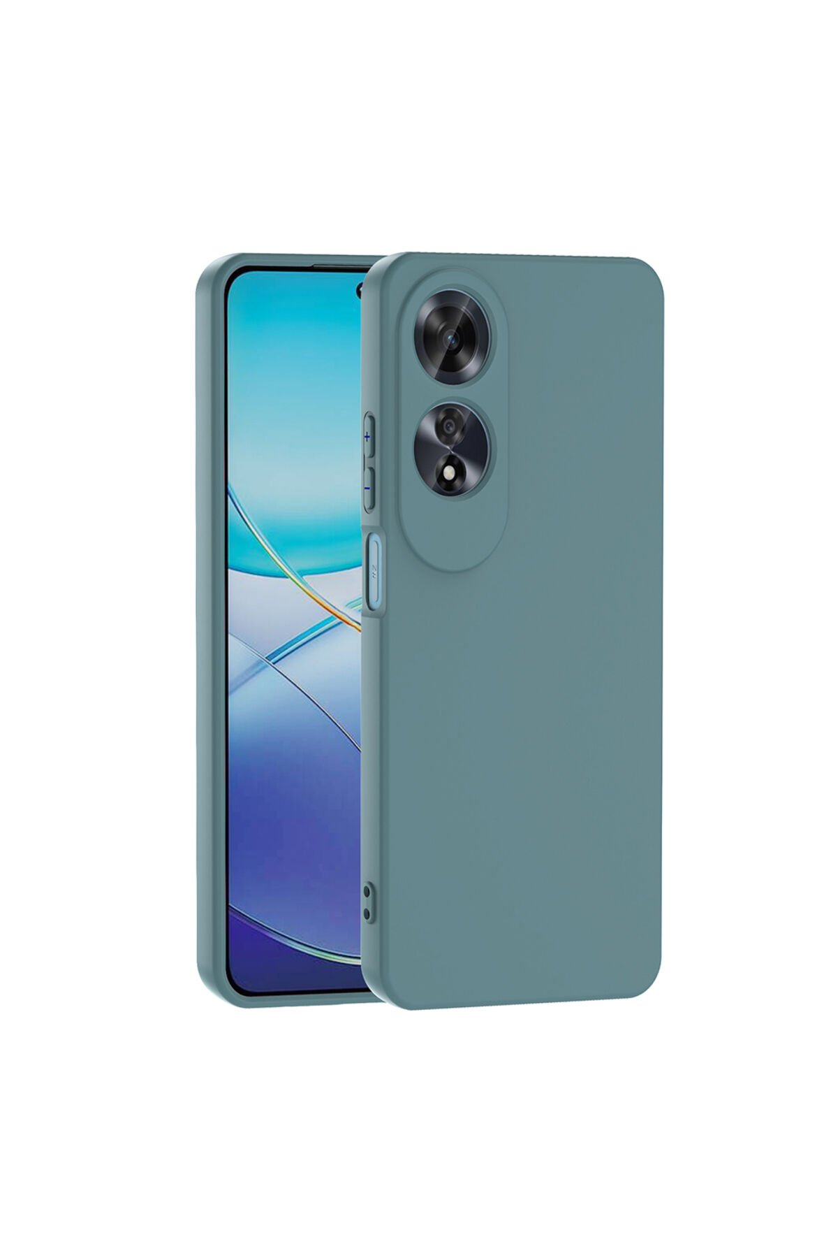 Oppo A60 Uyumlu BSAY Mara Lansman Kapak-Lila Koyu Yeşil