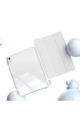 iPad 11.Nesil 2025 Kılıf Magnetik Ayrılabilen Airbagli ASMA Sliding Tablet Kılıfı - Mavi Açık Mavi Açık