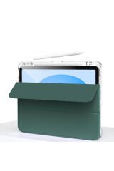 iPad 11.Nesil 2025 Kılıf Magnetik Ayrılabilen Airbagli ASMA Sliding Tablet Kılıfı - Mavi Açık Mavi Açık