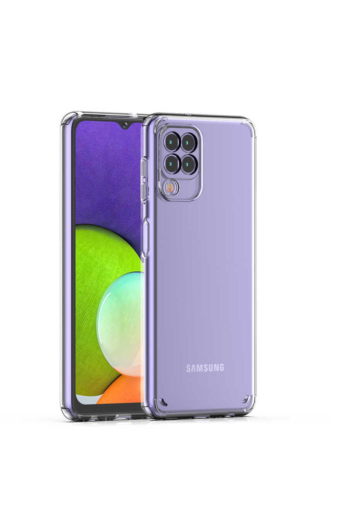 Galaxy M22 Kılıf BSAY Coss Kapak - Renksiz Renksiz