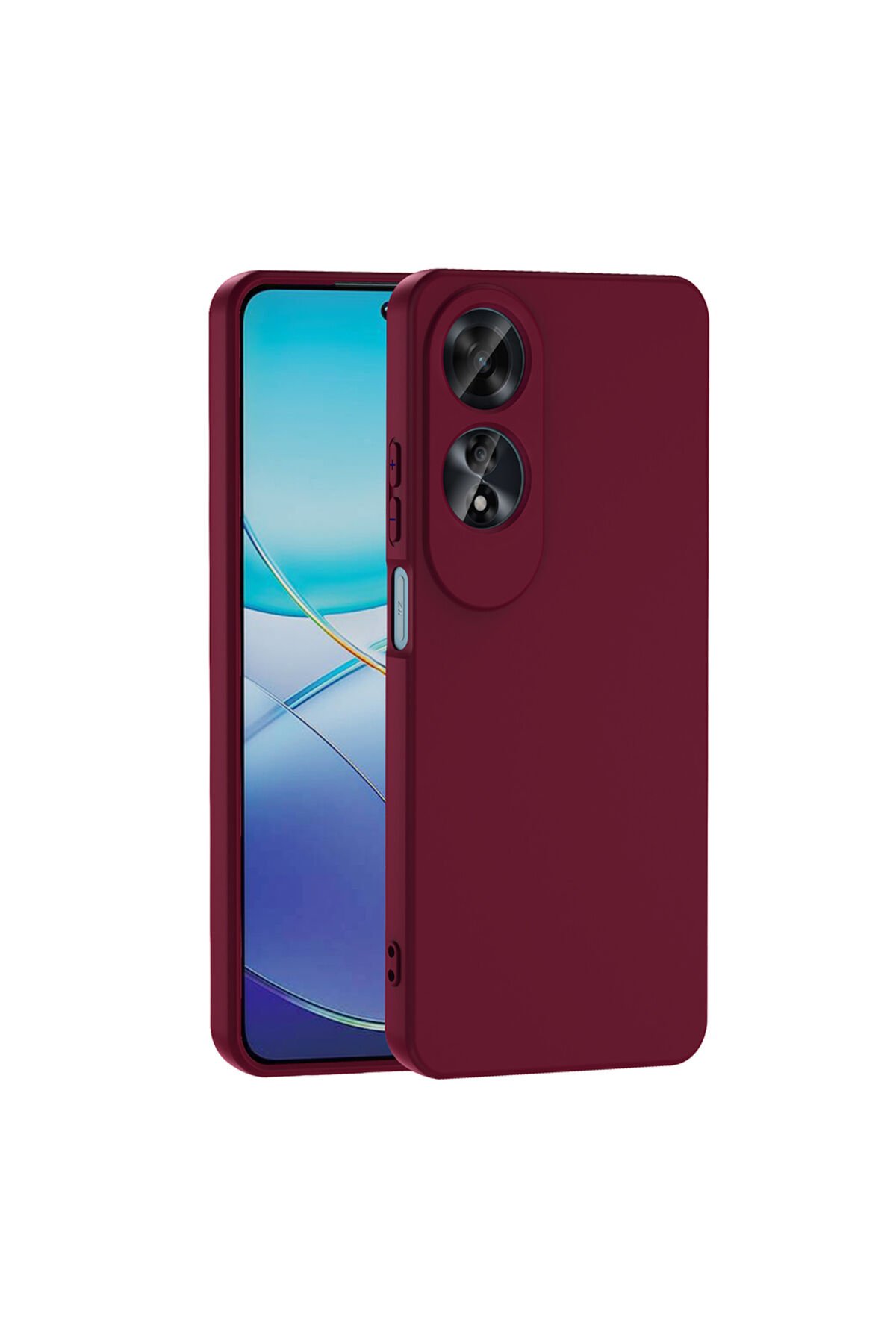 Oppo A60 Uyumlu BSAY Mara Lansman Kapak-Lila Koyu Mor