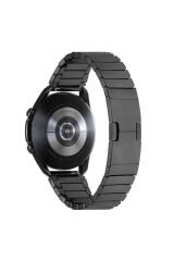 Galaxy Watch 46mm Uyumlu KRD-82 22mm Metal BSAY Kordon-Gri Gümüş