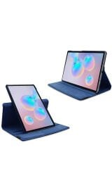 Galaxy Tab S7 FE LTE (T737-T736-T733-T730) Uyumlu BSAY Dönebilen Standlı Kılıf-Kırmızı Kırmızı