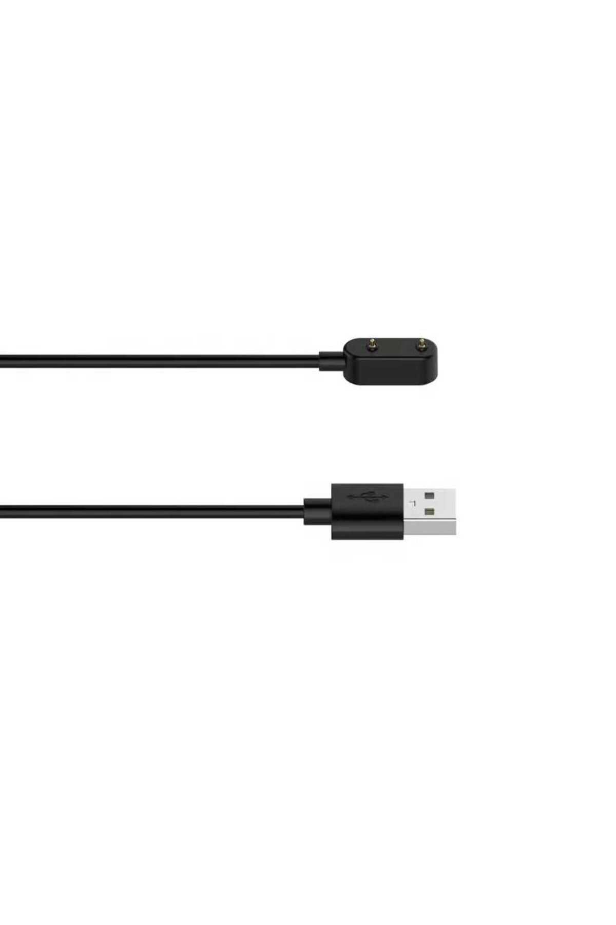 Huawei Watch Fit BSAY Usb Şarj Kablosu - Siyah Siyah