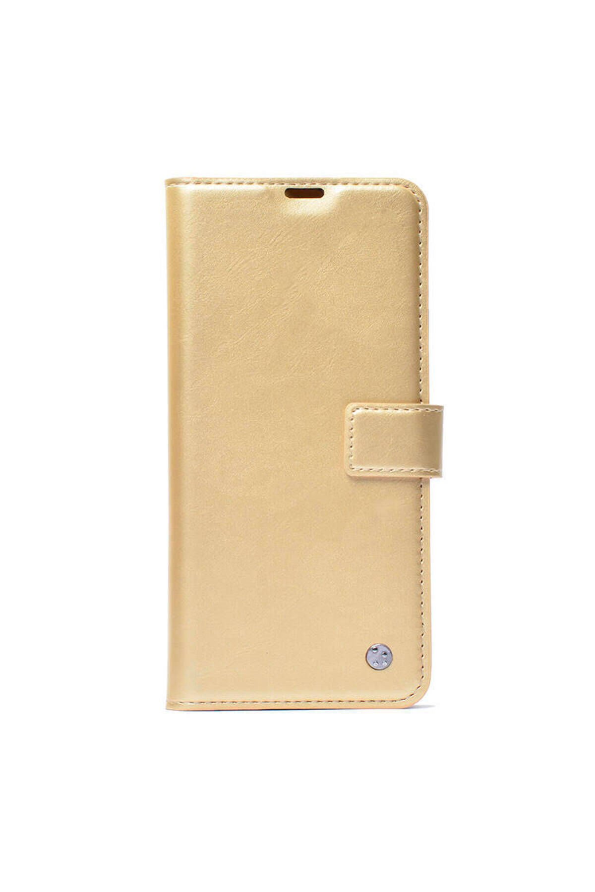 Galaxy S24 Plus Kılıf BSAY Kar Deluxe Kapaklı Kılıf - Siyah Gold