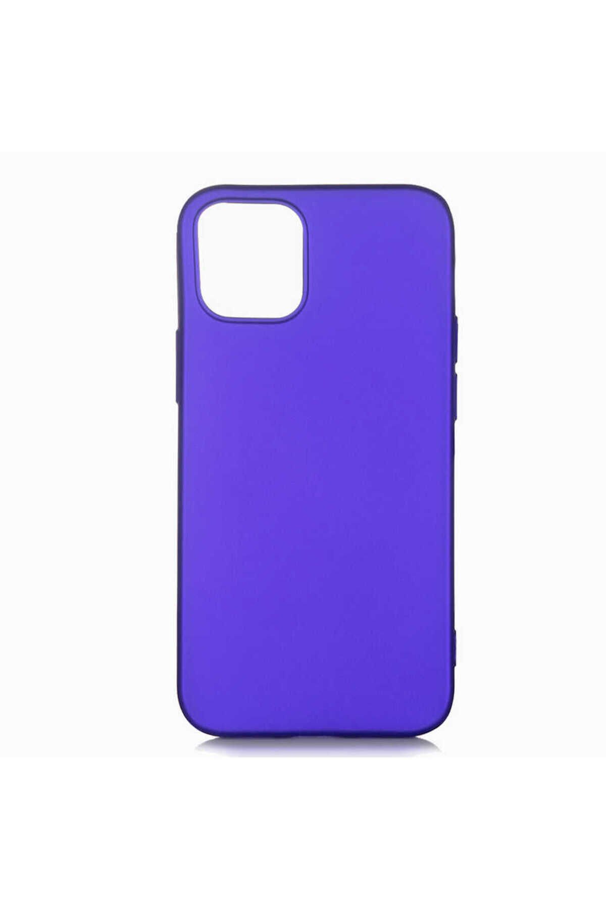 iPhone 12 Uyumlu BSAY Premier Silikon Kılıf-Saks Mavi Saks Mavi