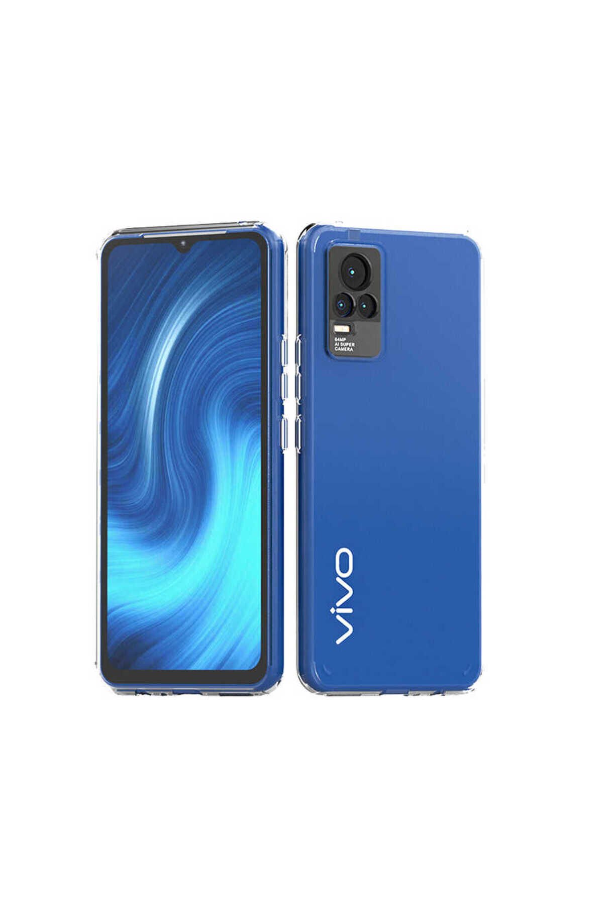 Vivo V21 Kılıf BSAY Coss Kapak - Renksiz Renksiz