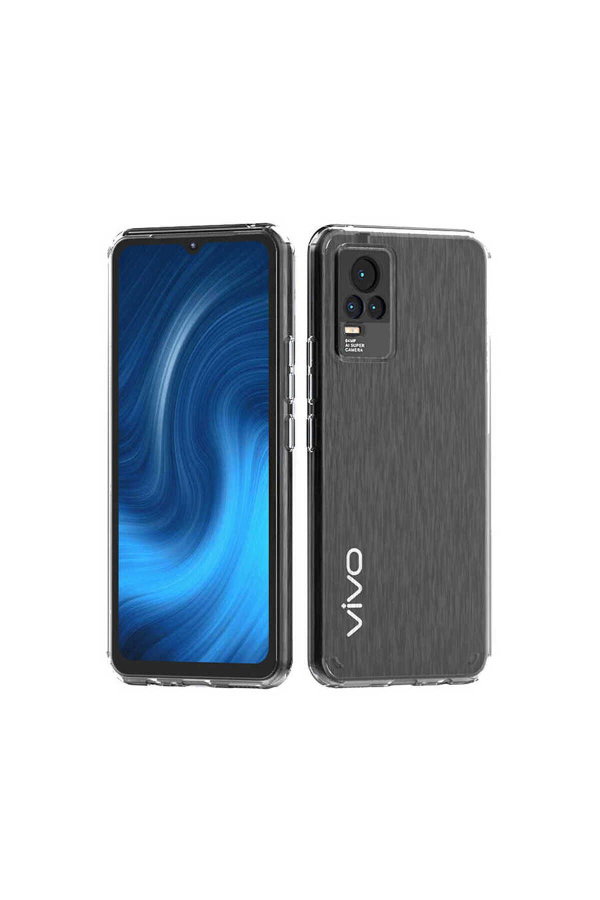 Vivo V21 Kılıf BSAY Coss Kapak - Renksiz Renksiz