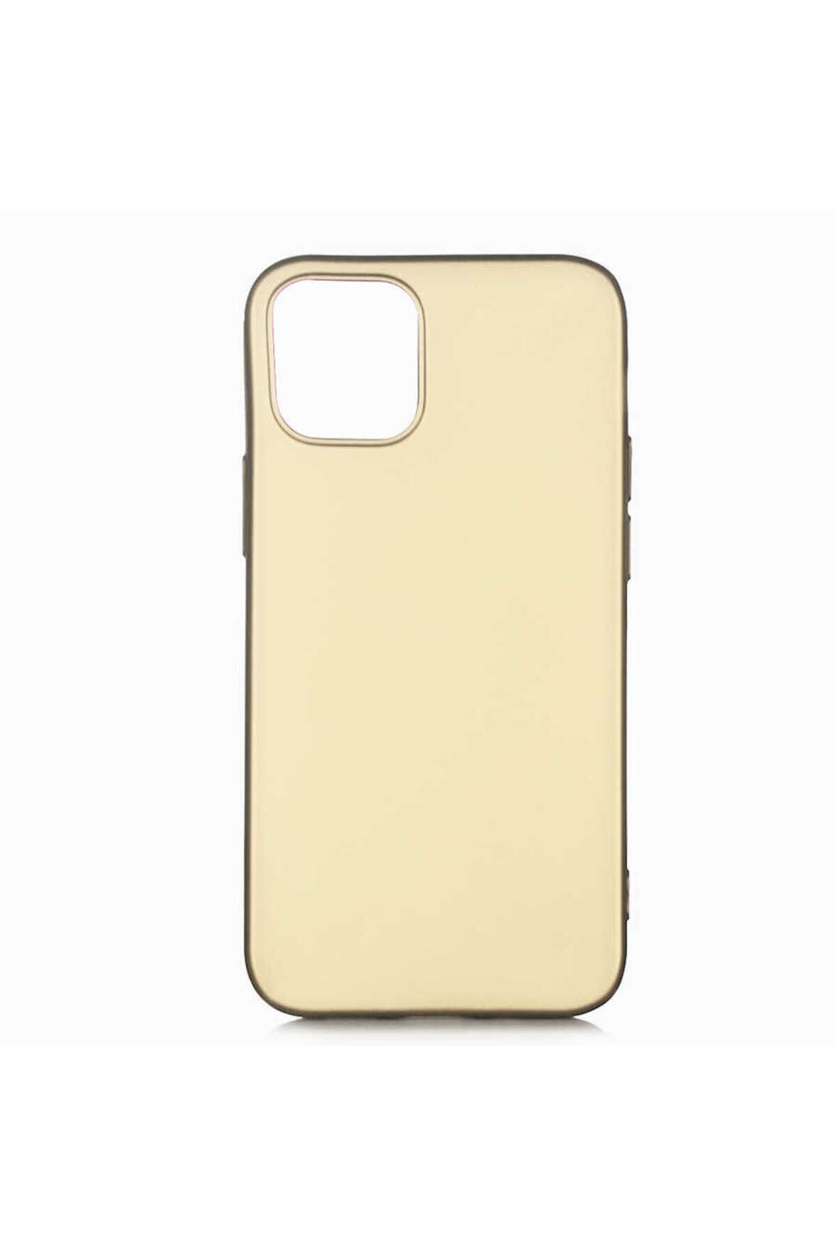 iPhone 12 Uyumlu BSAY Premier Silikon Kılıf-Saks Mavi Gold