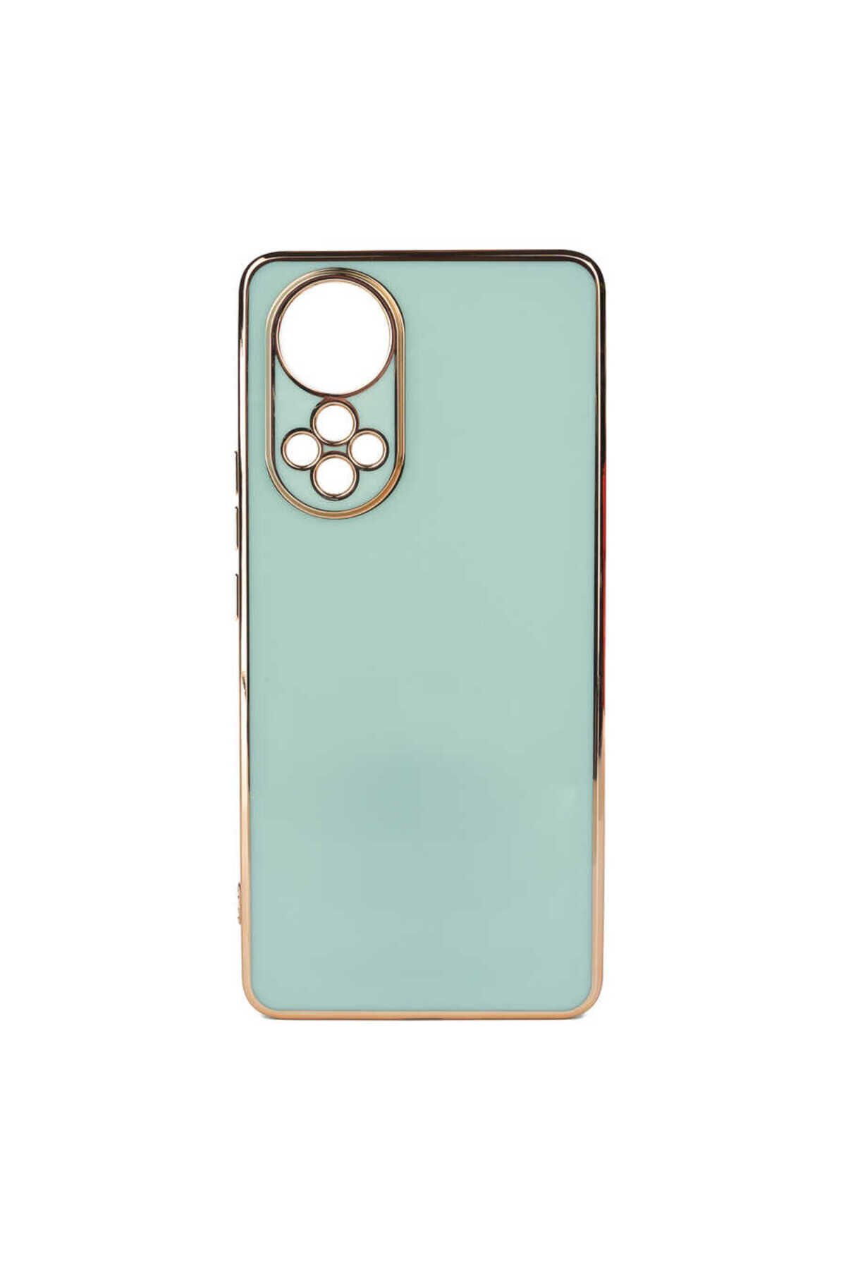 Huawei Nova 9 Kılıf BSAY Bark Kapak - Rose Gold Siyah