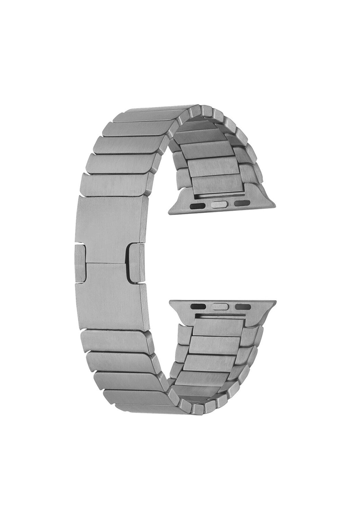 Watch 7 45mm Uyumlu KRD-82 Metal BSAY Kordon-Gri Gri