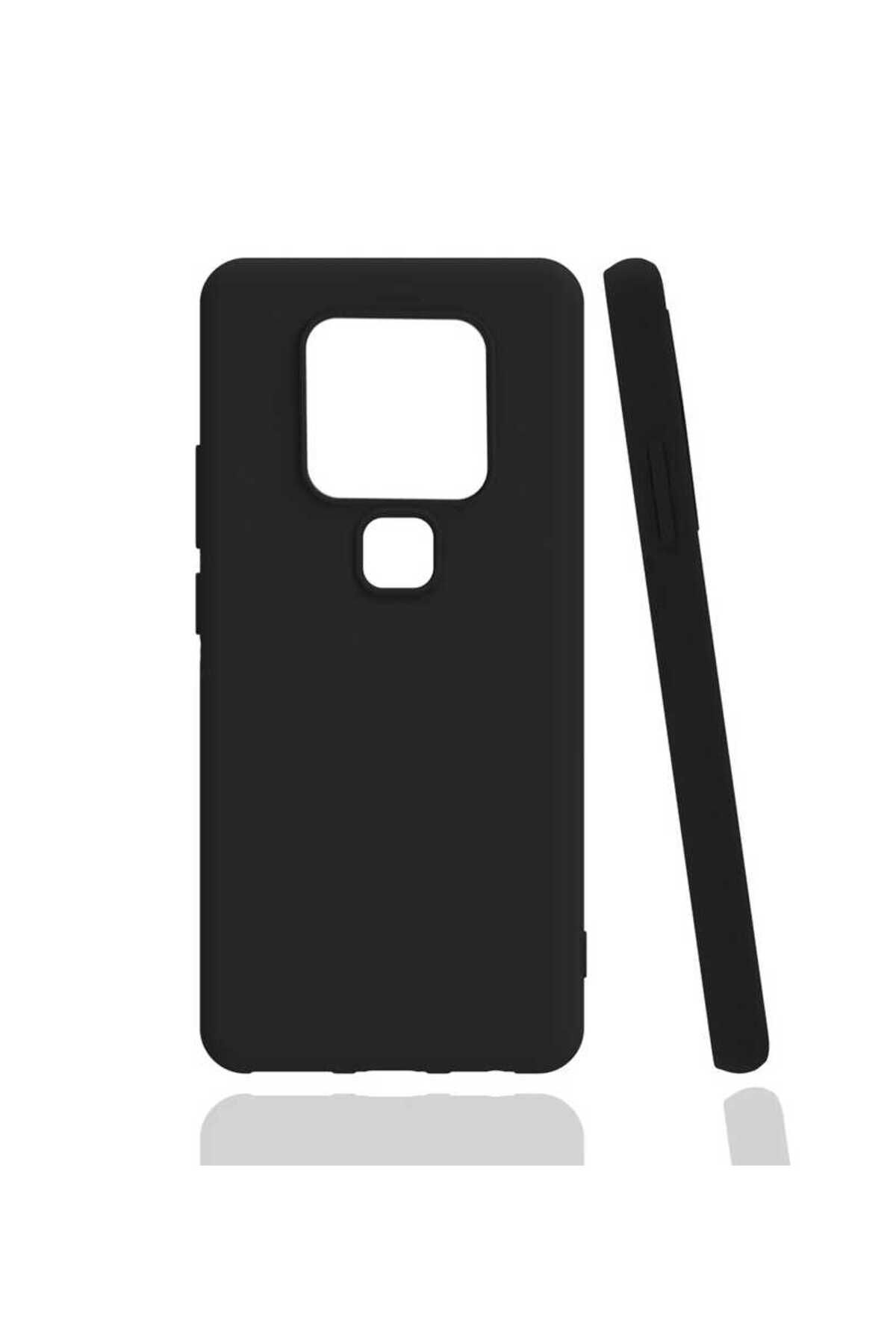 Tecno Camon 16 Kılıf BSAY Biye Silikon - Siyah Siyah