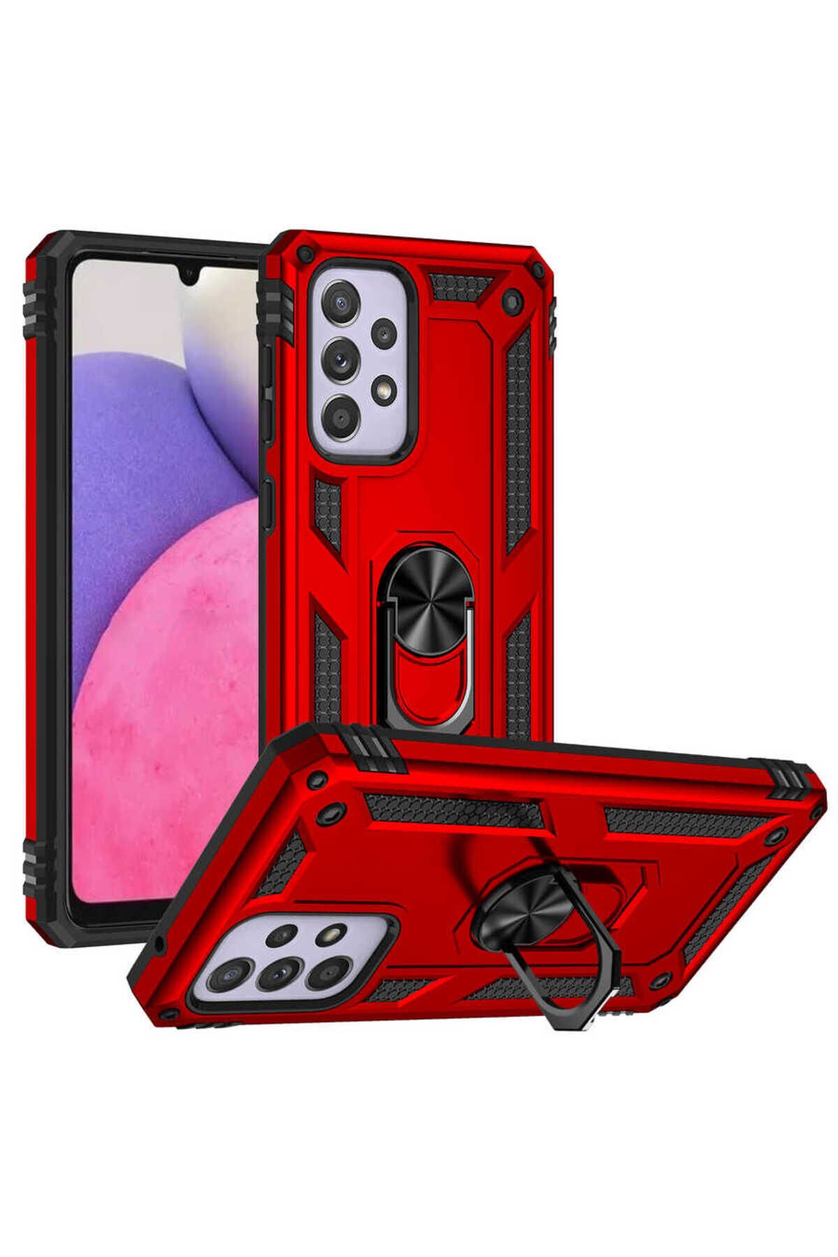 Galaxy A33 5G Kılıf GZST Vega Kapak - Kırmızı Kırmızı