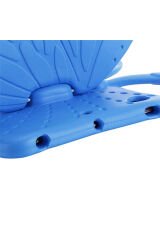 iPad 10.2 2021 (9.Nesil) Uyumlu BSAY Butterfly Standlı Tablet Kılıf-Sarı Mavi