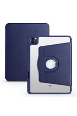 iPad Air 11 2025 M3 Kılıf MRSA Termik Kalem Bölmeli Dönebilen Standlı Kılıf - Lacivert Lacivert