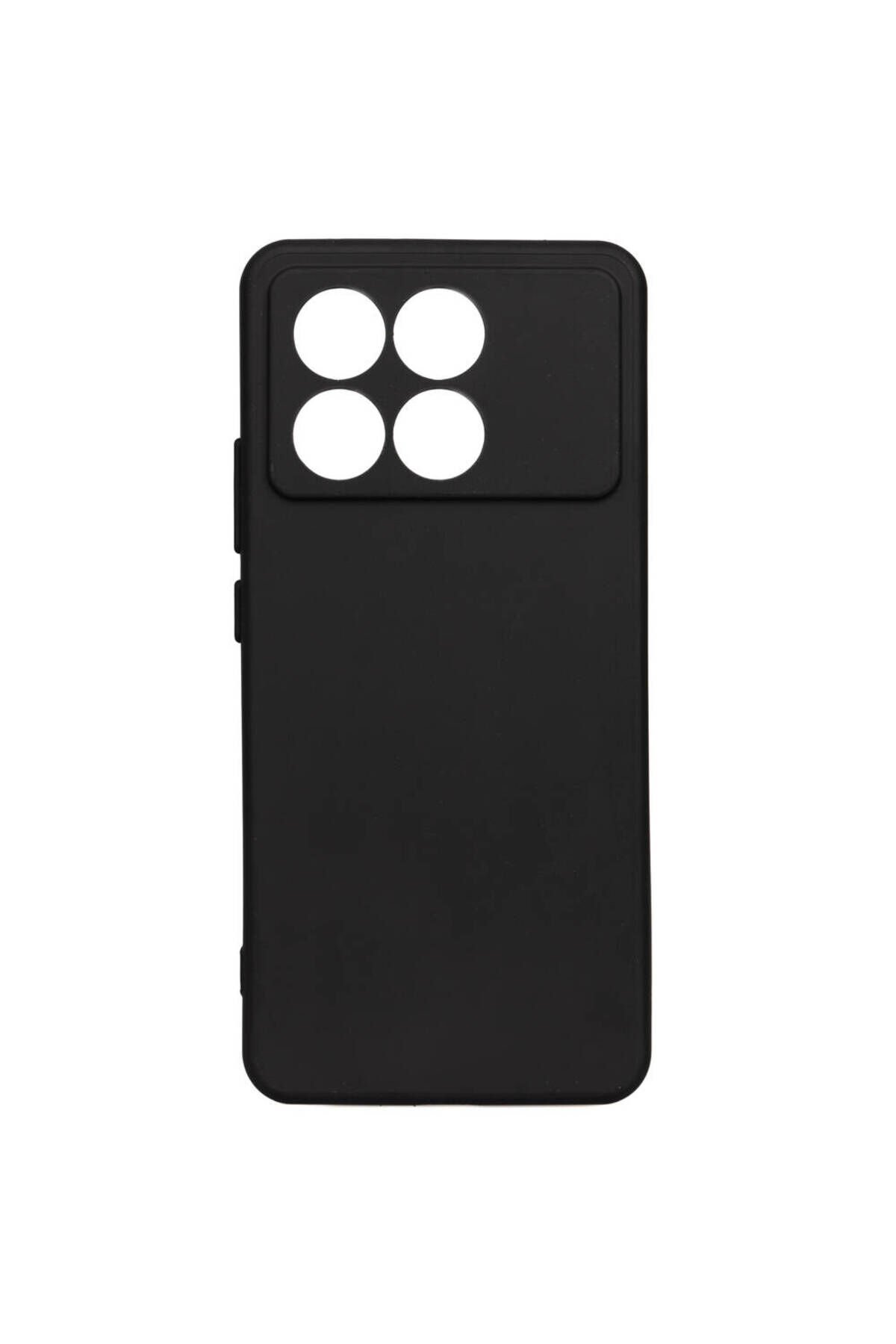 Poco X6 Pro Kılıf BSAY Biye Silikon - Siyah Lila