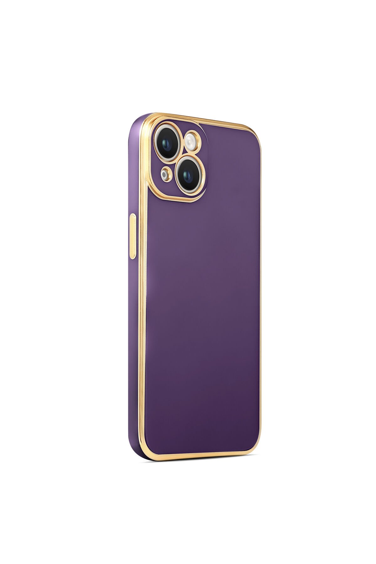 iPhone 14 Plus Uyumlu BSAY Bark Kılıf-Beyaz Derin Mor