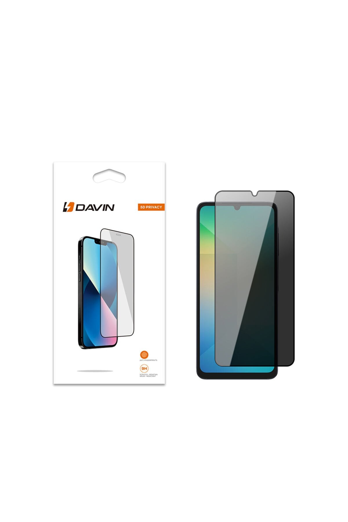 Galaxy A06 Davin 5D Privacy Cam Ekran Koruyucu - Siyah