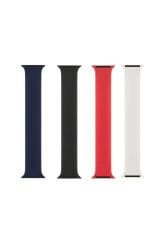 Watch 40mm Uyumlu KRD-31 Solo Loop Large BSAY Kordon-Sarı Mavi