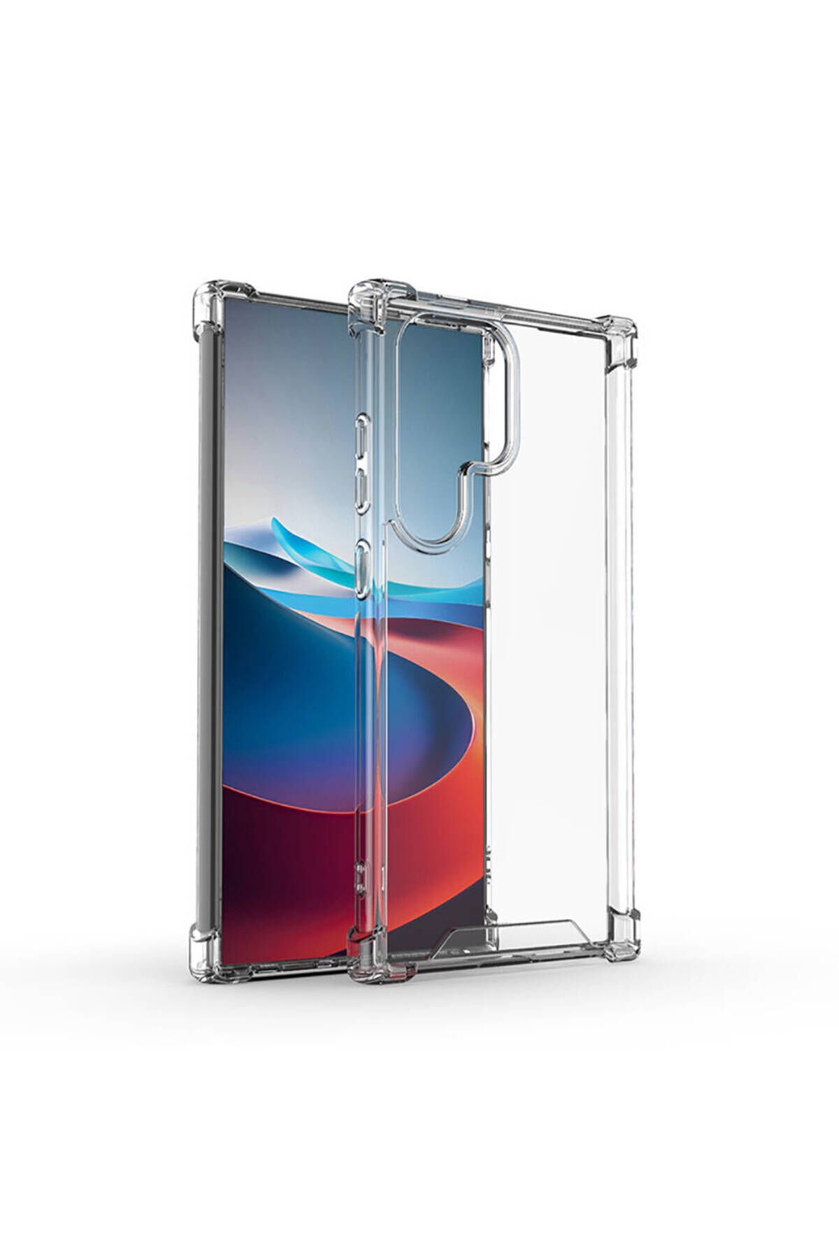 Galaxy S24 Ultra Kılıf BSAY Nitro Anti Shock Silikon - Renksiz Renksiz