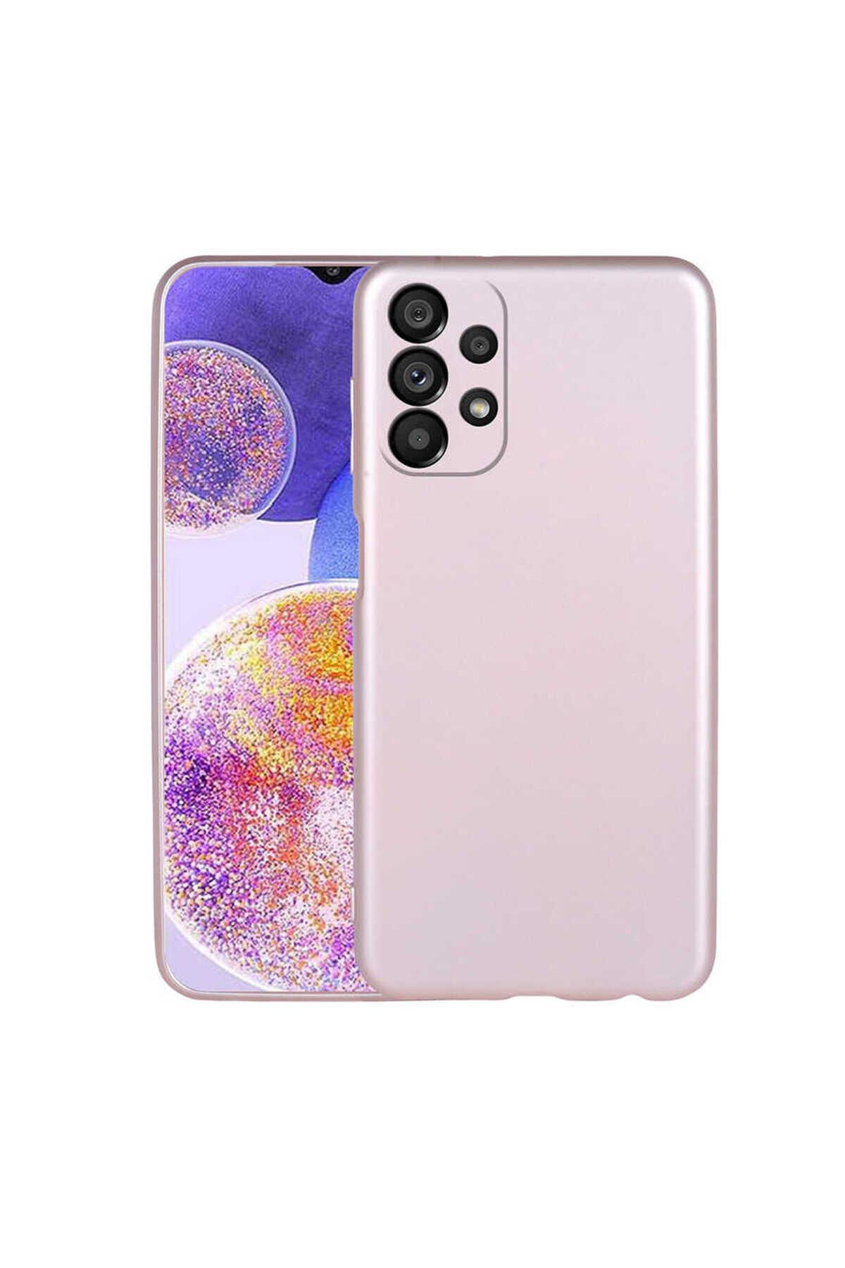 Galaxy A23 Kılıf BSAY Premier Silikon Kapak - Siyah Gold