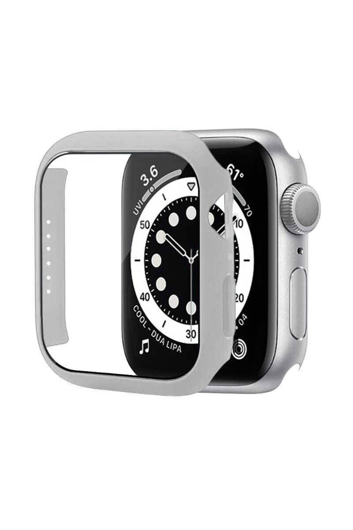 Watch 7 45mm BSAY Watch Gard 01 Ekran Koruyucu - Kırmızı Gümüş