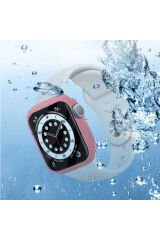 Watch 7 45mm BSAY Watch Gard 01 Ekran Koruyucu - Kırmızı Şeffaf