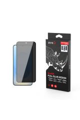Galaxy S25 Plus Zore Rika Premium Privacy Temperli Cam Ekran Koruyucu - Siyah