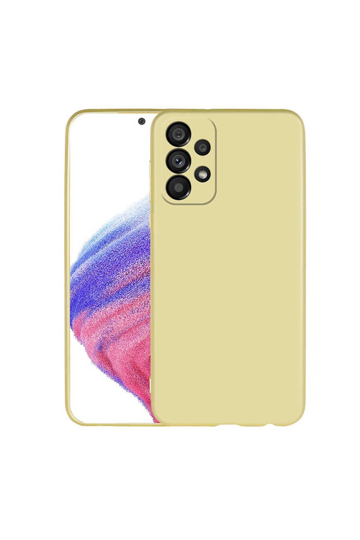 Galaxy A33 5G Kılıf BSAY Premier Silikon Kapak - Mürdüm Gold
