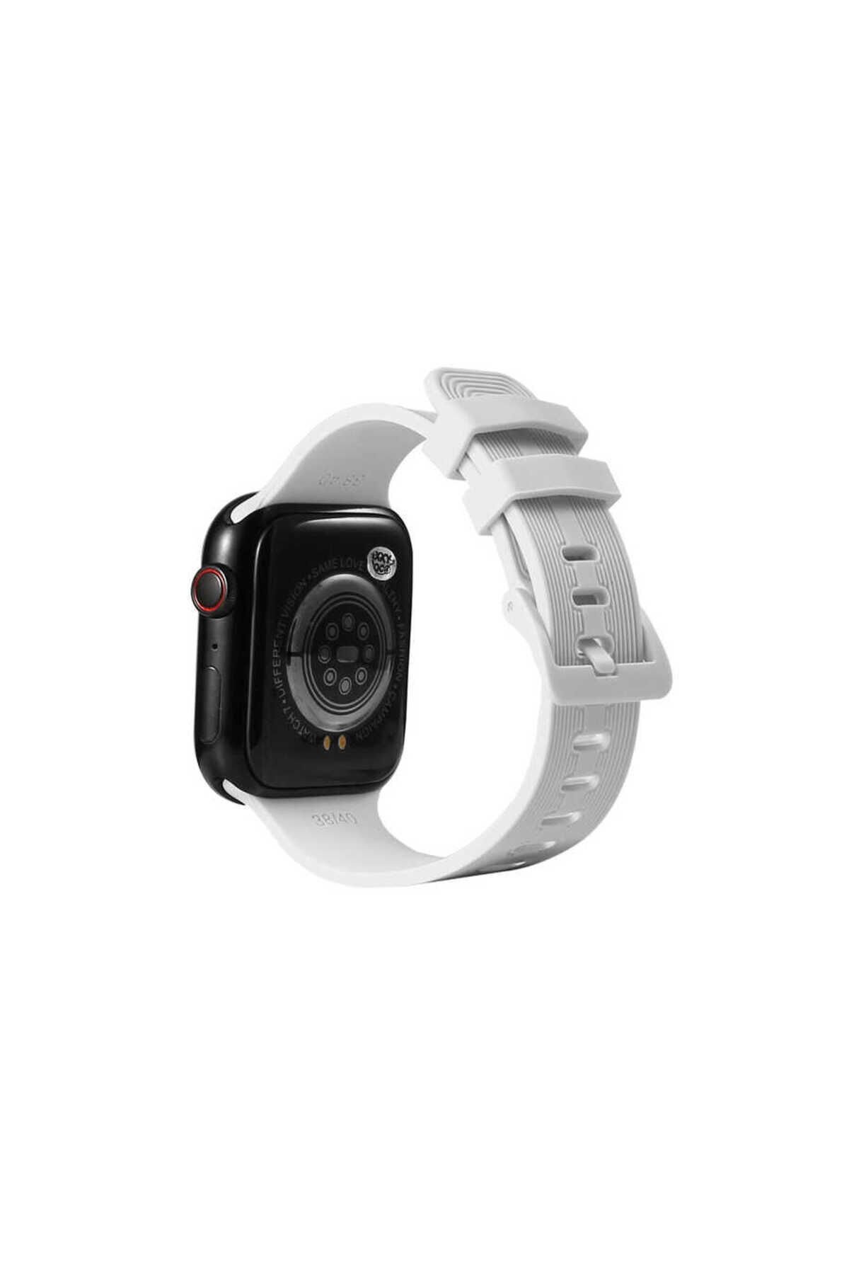 Watch 44mm KRD-23 Uyumlu GZST Kordon-Beyaz