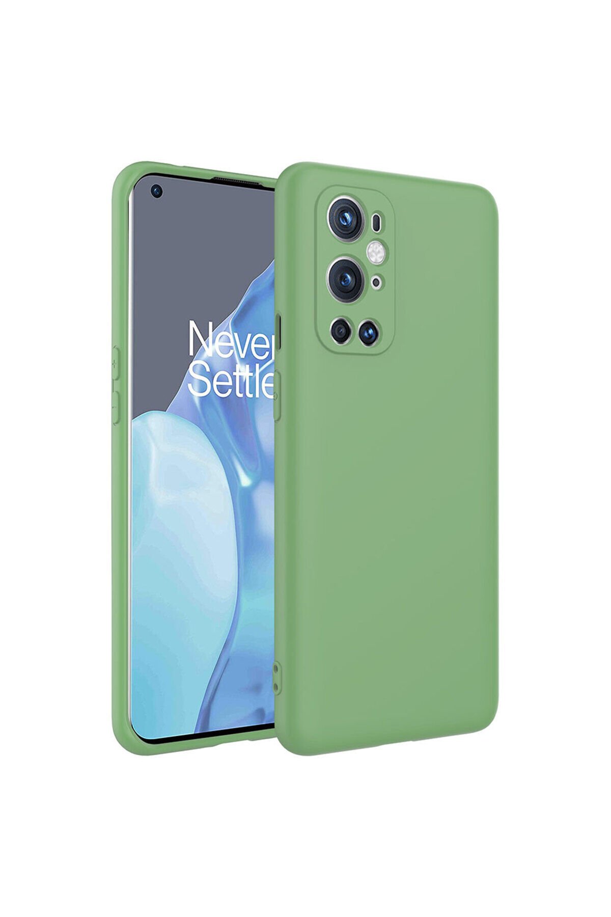 One Plus 9 Pro Kılıf BSAY Mara Lansman Kapak - Koyu Yeşil Siyah