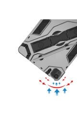 iPad Air 11 2025 M3 MSRA Defens Tablet Silikon - Siyah Siyah