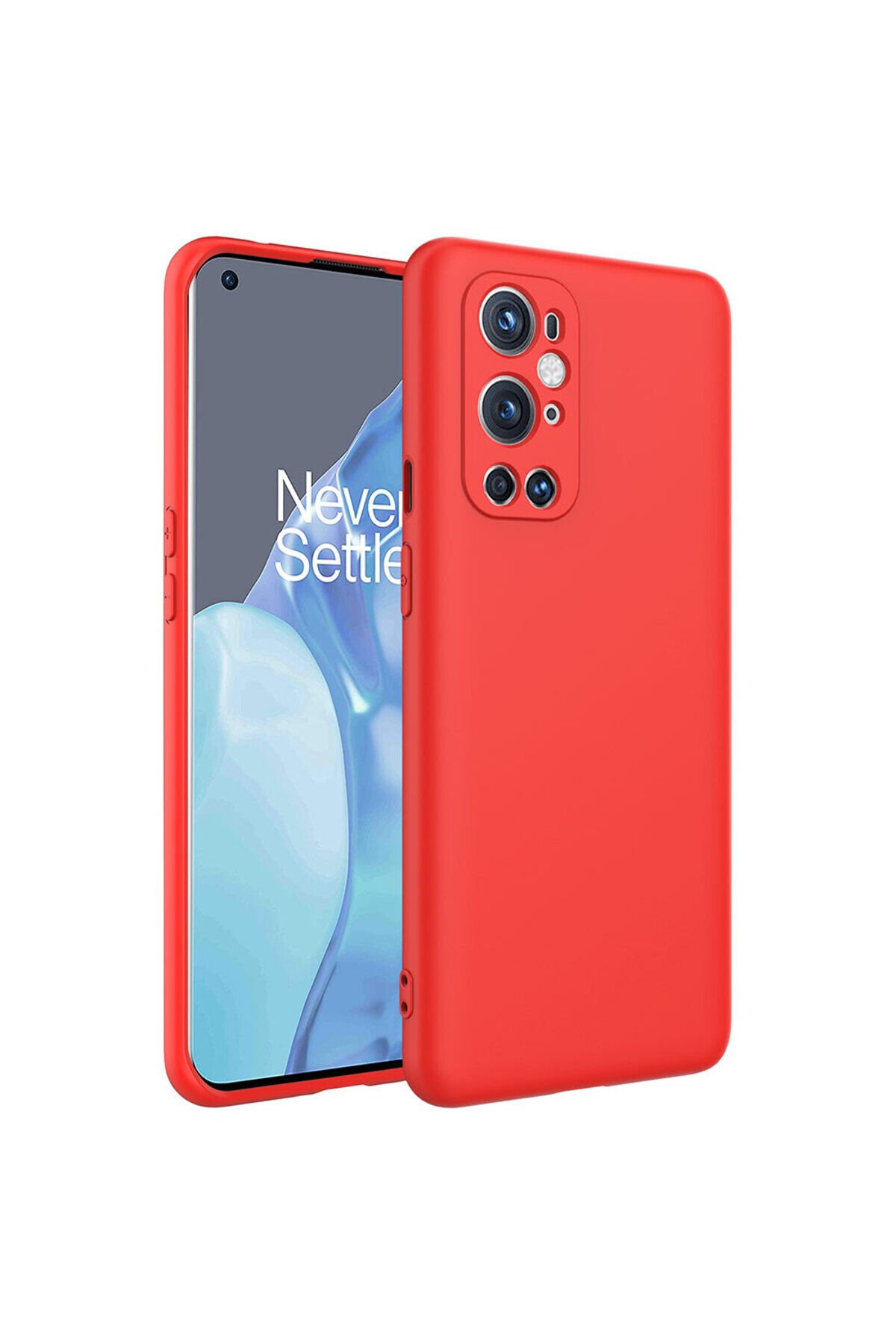 One Plus 9 Pro Kılıf BSAY Mara Lansman Kapak - Koyu Yeşil Kırmızı