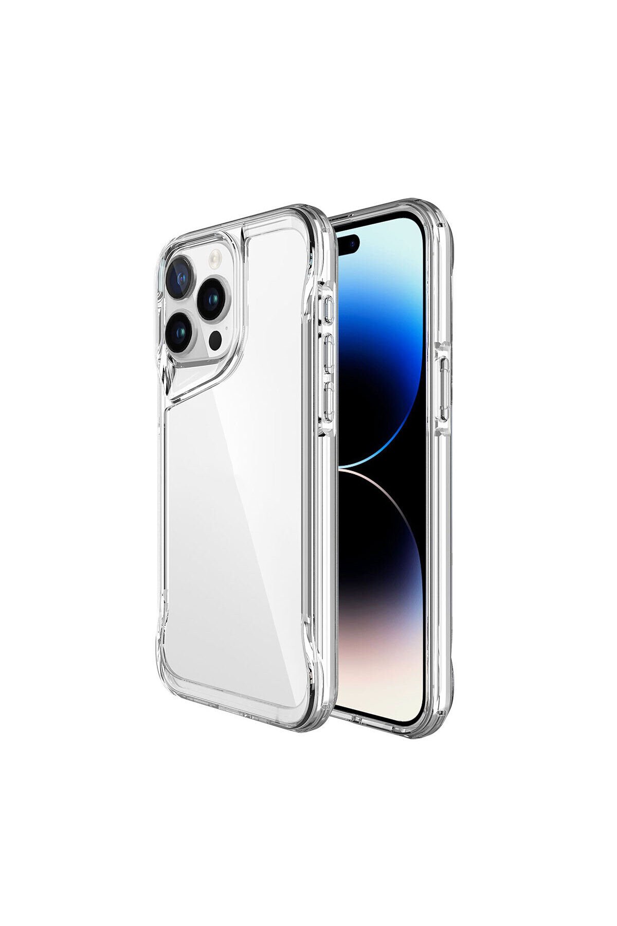 iPhone 15 Pro Max Uyumlu BSAY T-Max Kılıf-Renksiz Renksiz