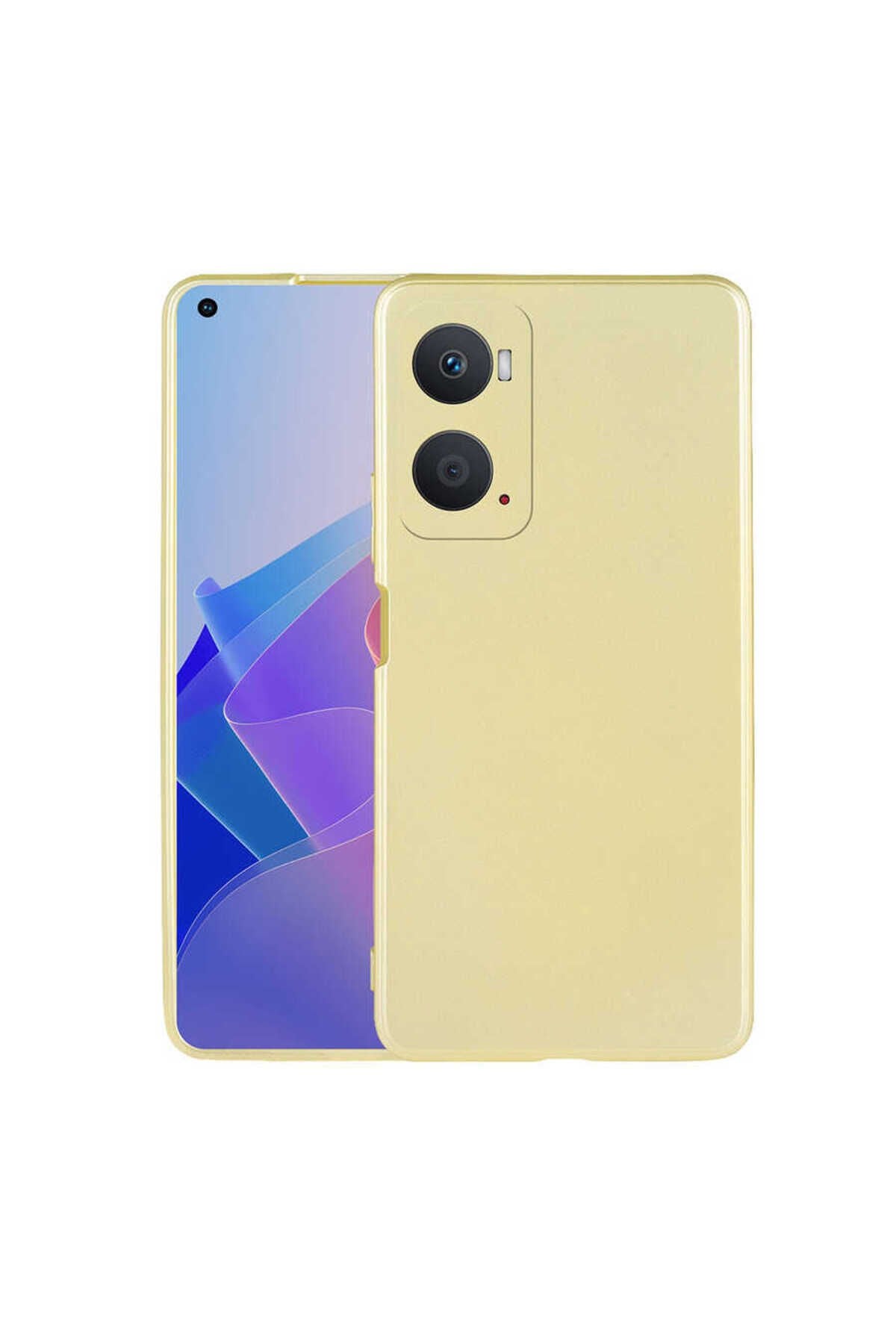 A96 4G Kılıf GZST Premier Silikon Kapak - Gold Gold